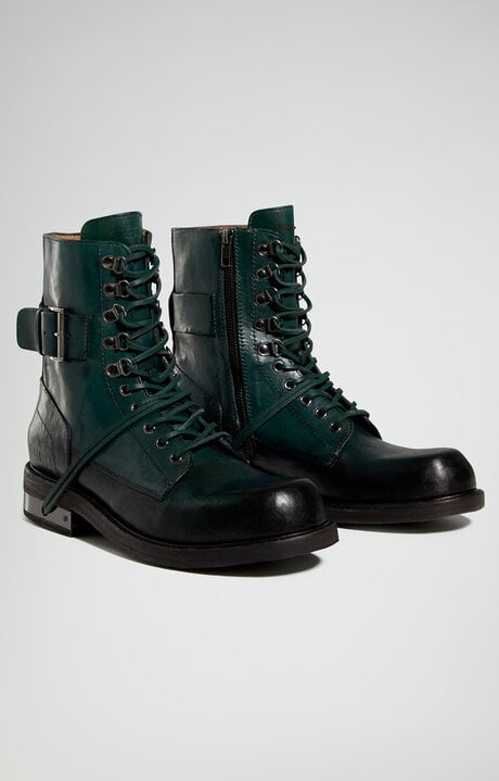 dirk bikkembergs Met Hole men's lace-up boots