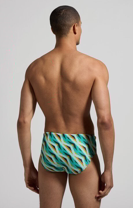 Dirk Bikkembergs Optical Print Men's Swim Briefs