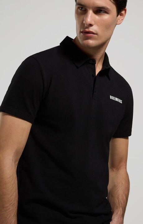 dirk bikkembergs Piquet cotton men's polo shirt