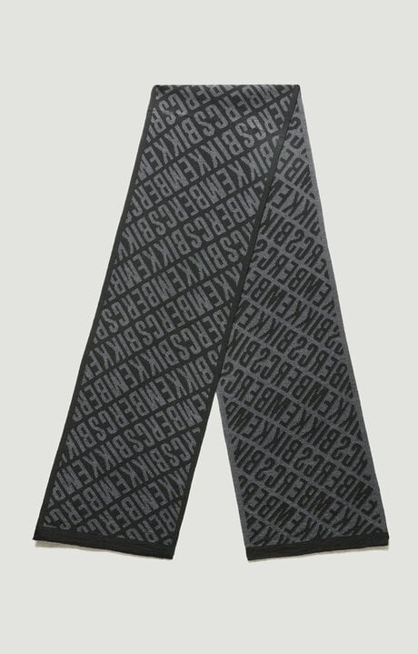 dirk bikkembergs Scarf with all-over logo 25x180