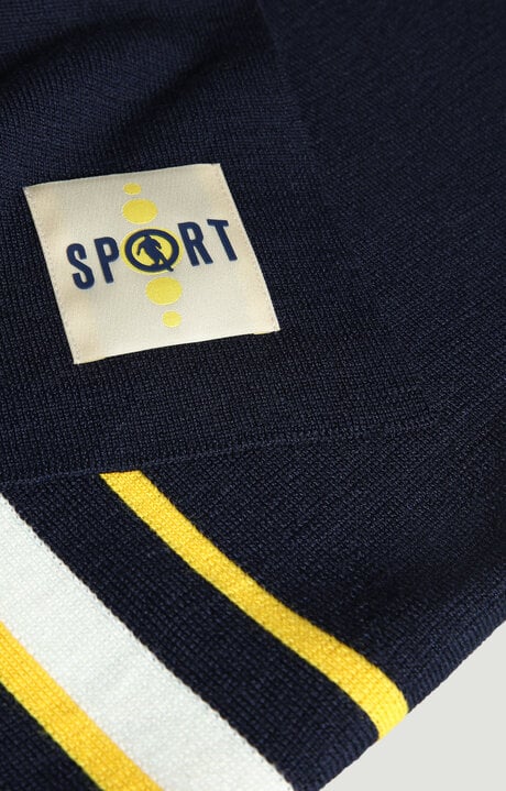 Dirk Bikkembergs Scarf With Patch 35x180 Cm