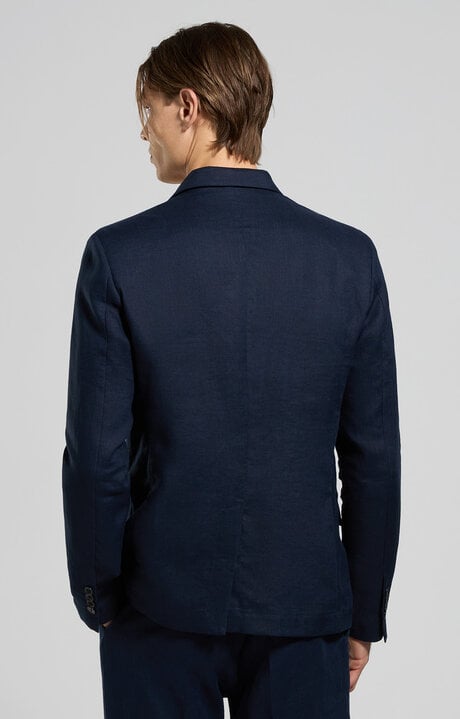 Dirk Bikkembergs Slim Fit Men's Jacket In Linen