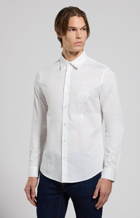Dirk Bikkembergs Slim Fit Men's Print Shirt