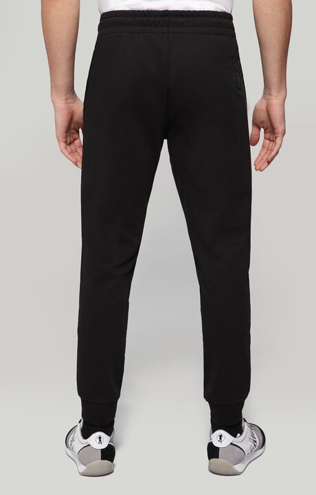 Dirk Bikkembergs Sweatpants With Rubberized Patch