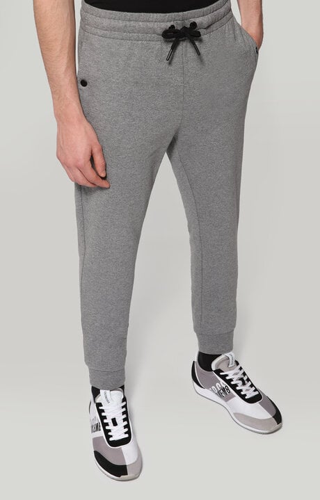 dirk bikkembergs Sweatpants with rubberized patch