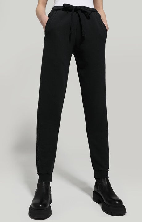 dirk bikkembergs Women's joggers - garment dyed