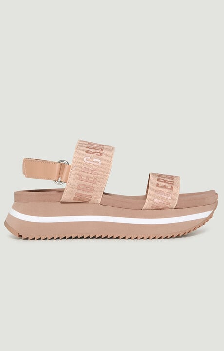 Dirk Bikkembergs Women's Platform Sandals Rosy