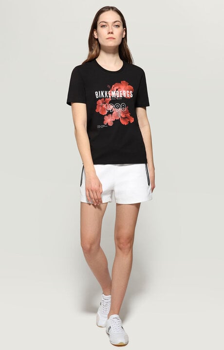 Dirk Bikkembergs Women's T-shirt With Floral Print