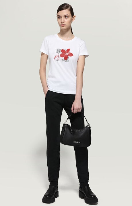 Dirk Bikkembergs Women's T-shirt With Floral Print