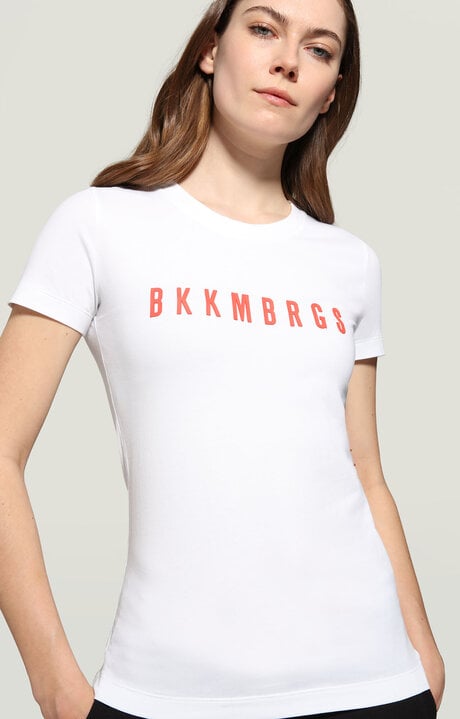 dirk bikkembergs Women's T-shirt with logo print