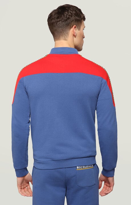 Dirk Bikkembergs Fleece Jacket With Zipper And Appliques