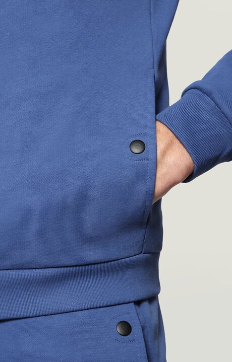 Dirk Bikkembergs Fleece Jacket With Zipper And Appliques