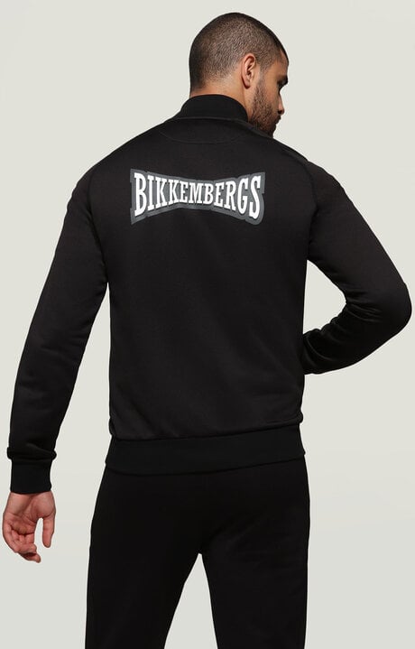 Dirk Bikkembergs Jacket With Inserts And Textured Logo