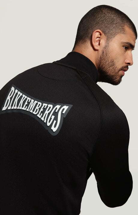 Dirk Bikkembergs Jacket With Inserts And Textured Logo