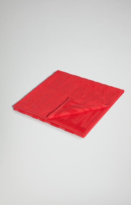 dirk bikkembergs Men's beach towel with jacquard logo