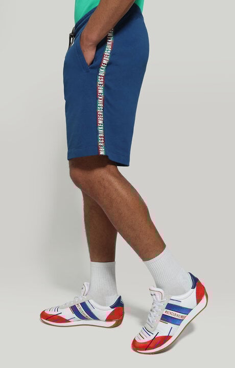 dirk bikkembergs Men's bermuda shorts with hexagonal print