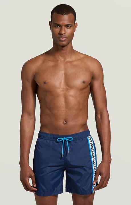 Dirk Bikkembergs Men's Boardshorts With Layered Detail
