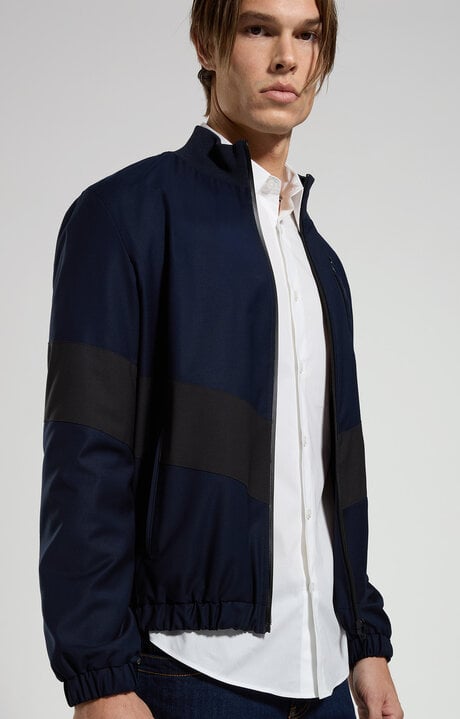 dirk bikkembergs Men's bomber jacket in fresco wool