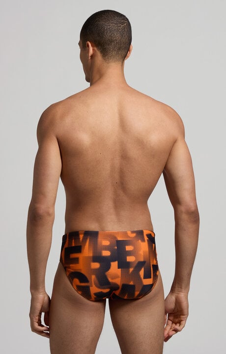 Dirk Bikkembergs Men's Camouflage Print Swim Briefs