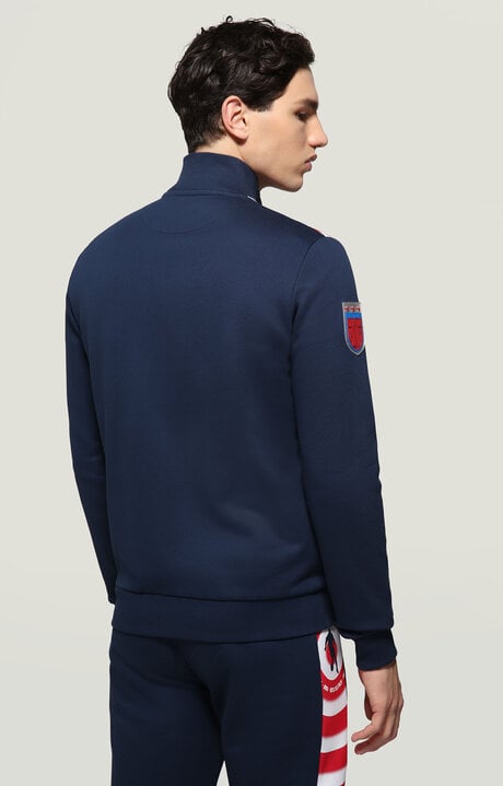 Dirk Bikkembergs Men's Fleece Sweatshirt With Patch
