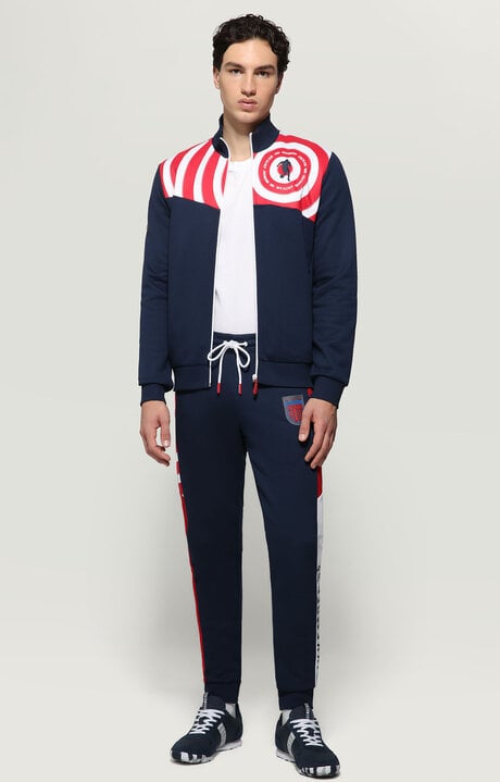 Dirk Bikkembergs Men's Fleece Sweatshirt With Patch