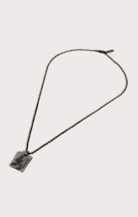 dirk bikkembergs Men's necklace with medal pendant and diamond