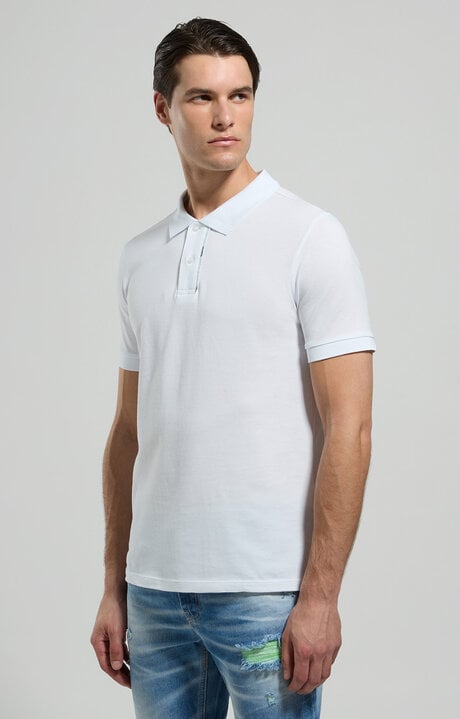 Dirk Bikkembergs Men's Polo Shirt In Mercerized Cotton