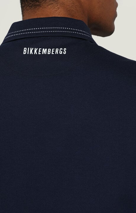 Dirk Bikkembergs Men's Polo Shirt With Asymmetric Hem