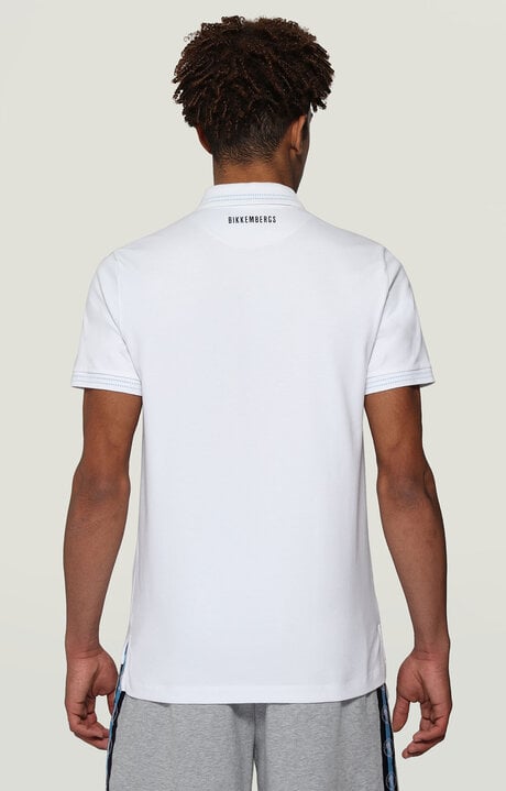 Dirk Bikkembergs Men's Polo Shirt With Asymmetric Hem