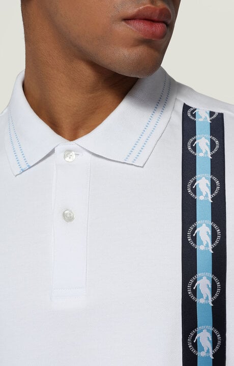 Dirk Bikkembergs Men's Polo Shirt With Asymmetric Hem