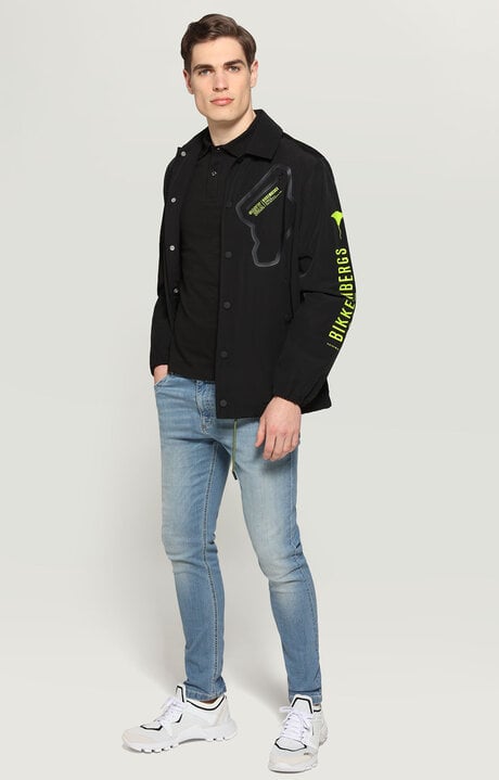 Dirk Bikkembergs Men's Polo Shirt With Patch Applique