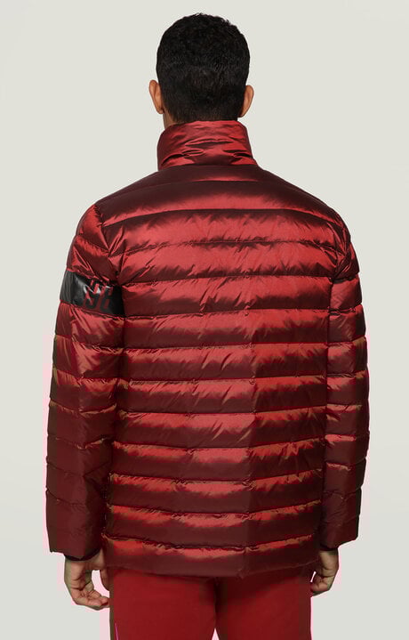 Dirk Bikkembergs Men's Puffer Jacket Quilted With Logo