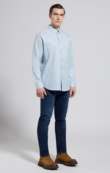 Dirk Bikkembergs Men's Shirt With Embroidery And Intarsia