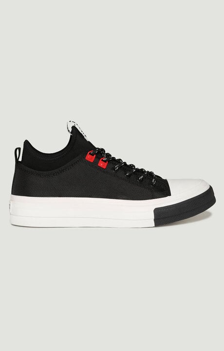 Dirk Bikkembergs Men's Sneakers In Canvas With Stretch Insert - Amold