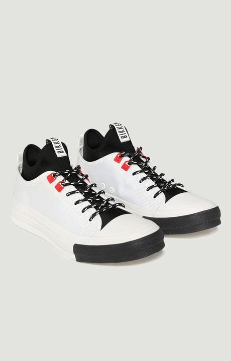 dirk bikkembergs Men's sneakers in canvas with stretch insert - Amold