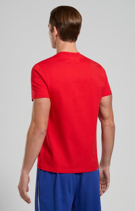 Dirk Bikkembergs Men's Soccer Print T-shirt - Slim Fit