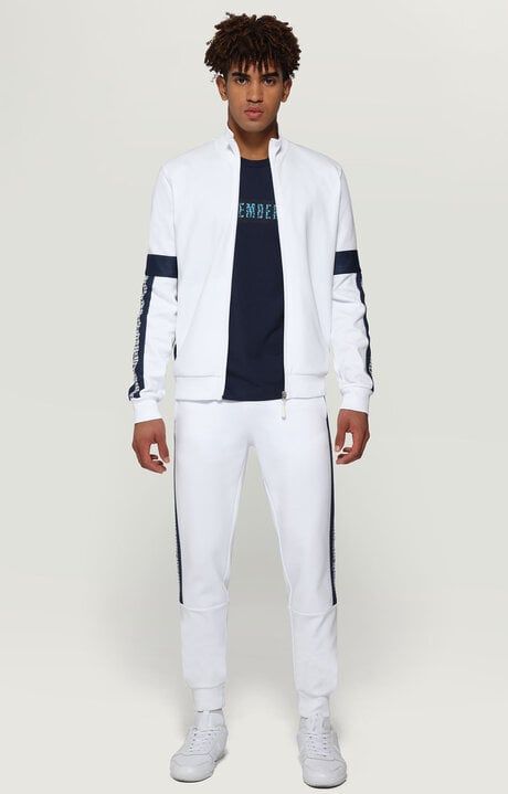 Dirk Bikkembergs Men's Sweatpants In Interlock Fleece