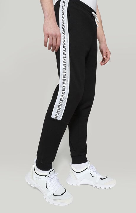 dirk bikkembergs Men's sweatpants in interlock fleece