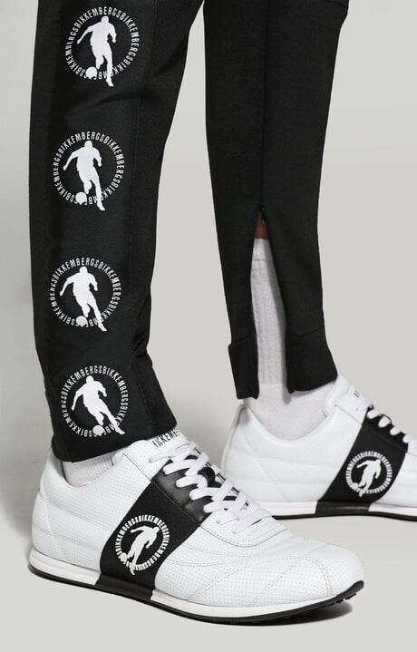 Dirk Bikkembergs Men's Sweatpants With Contrast Logo