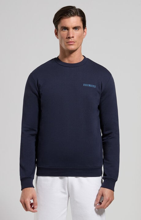 Dirk Bikkembergs Men's Sweatshirt With Contrast Intarsia