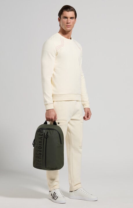 Dirk Bikkembergs Men's Sweatshirt With Decorative Stitching