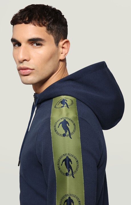 Dirk Bikkembergs Men's Sweatshirt With Jacquard Tape