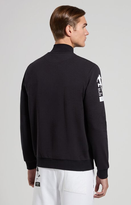 Dirk Bikkembergs Men's Sweatshirt With Nylon Details