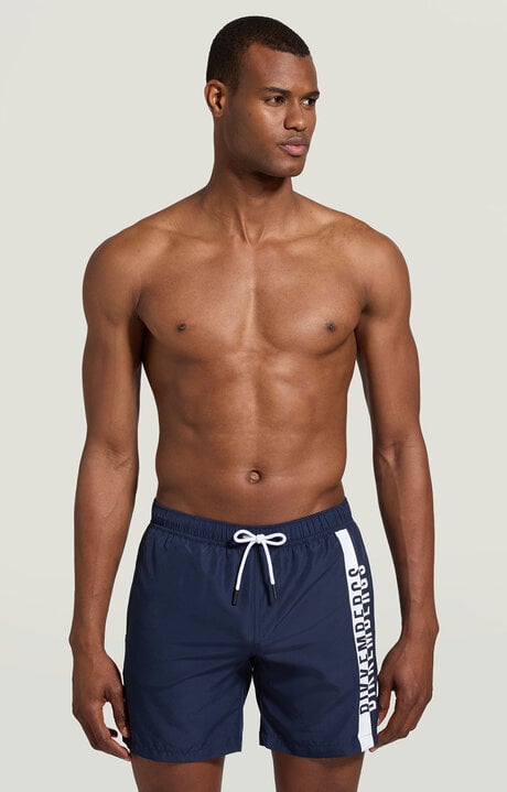 Dirk Bikkembergs Men's Swim Shorts With Double Tape
