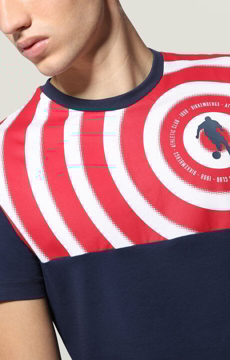 Dirk Bikkembergs Men's T-shirt With Athletic Club Print