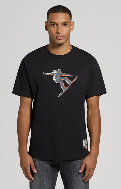 Dirk Bikkembergs Men's T-shirt With Freestyle Print