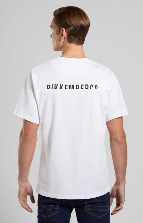 Dirk Bikkembergs Men's T-shirt With Interrupted Logo