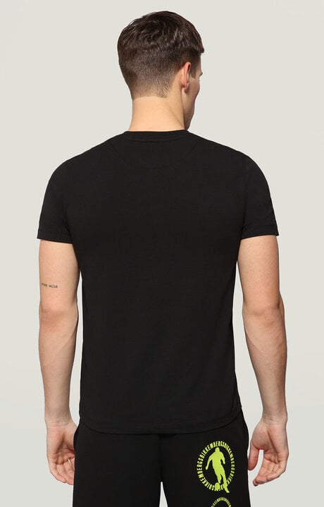Dirk Bikkembergs Men's T-shirt With Rubberized Print