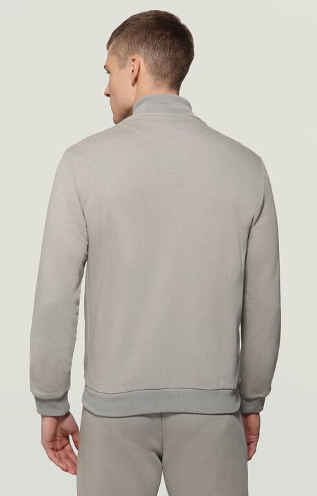 Dirk Bikkembergs Men's Zip Sweatshirt Jacquard Tape