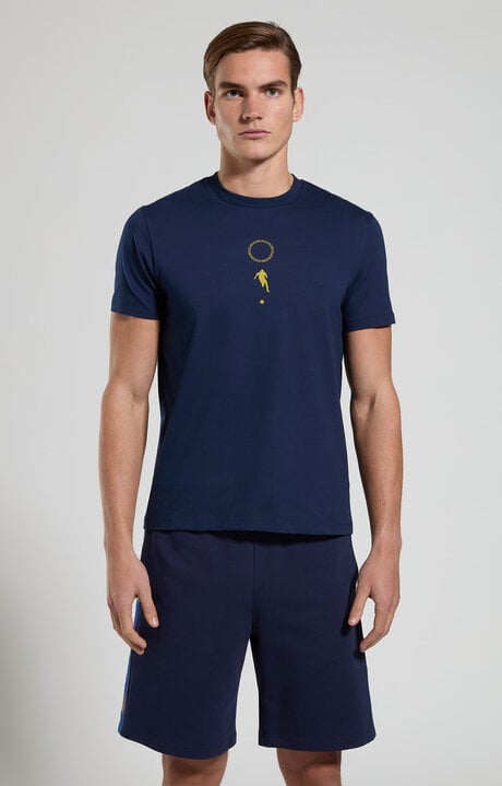 Dirk Bikkembergs Multi-print Men's T-shirt - Slim Fit